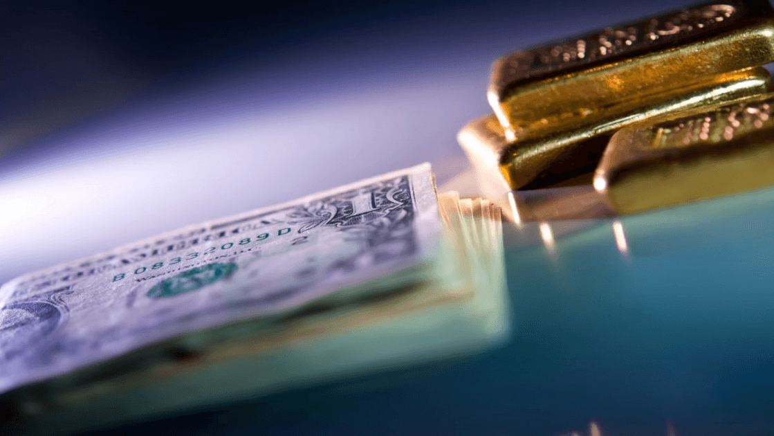 Gold stabilizes as dollar retreats after US inflation data